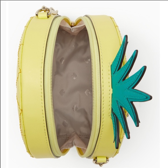 Kate Spade Limited Edition Limelight Pineapple Crossbody Bag - Picture 4 of 7